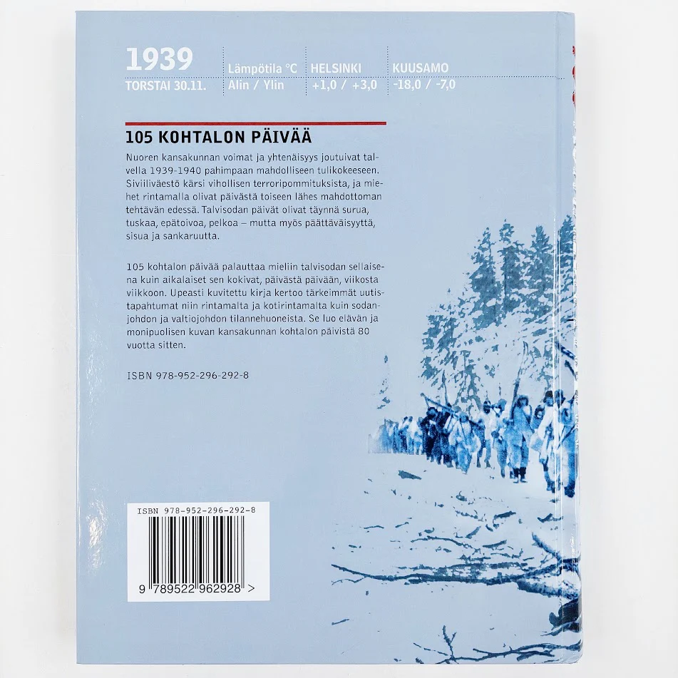 Reino Rasilainen: 105 Kohtalon päivää - Talvisota päivästä päivään - Image 2