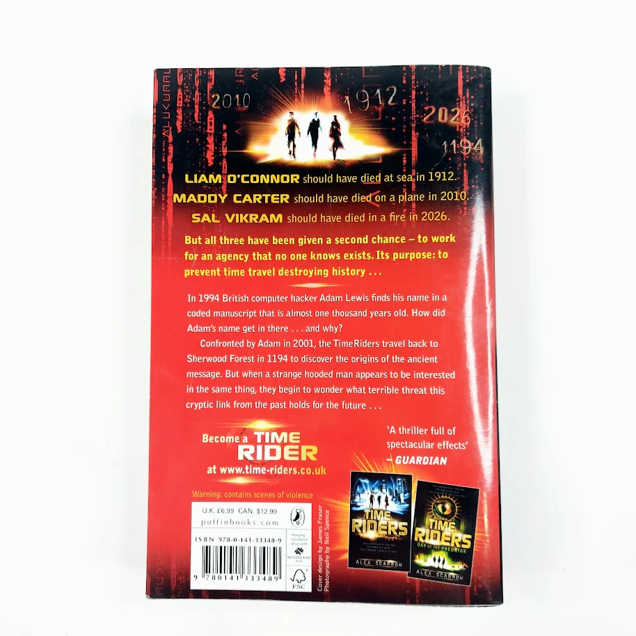 Alex Scarrow: Time riders - Image 2