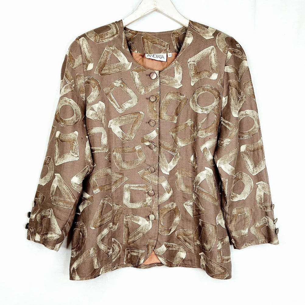 Andiata vintage pellavajakku koko 42