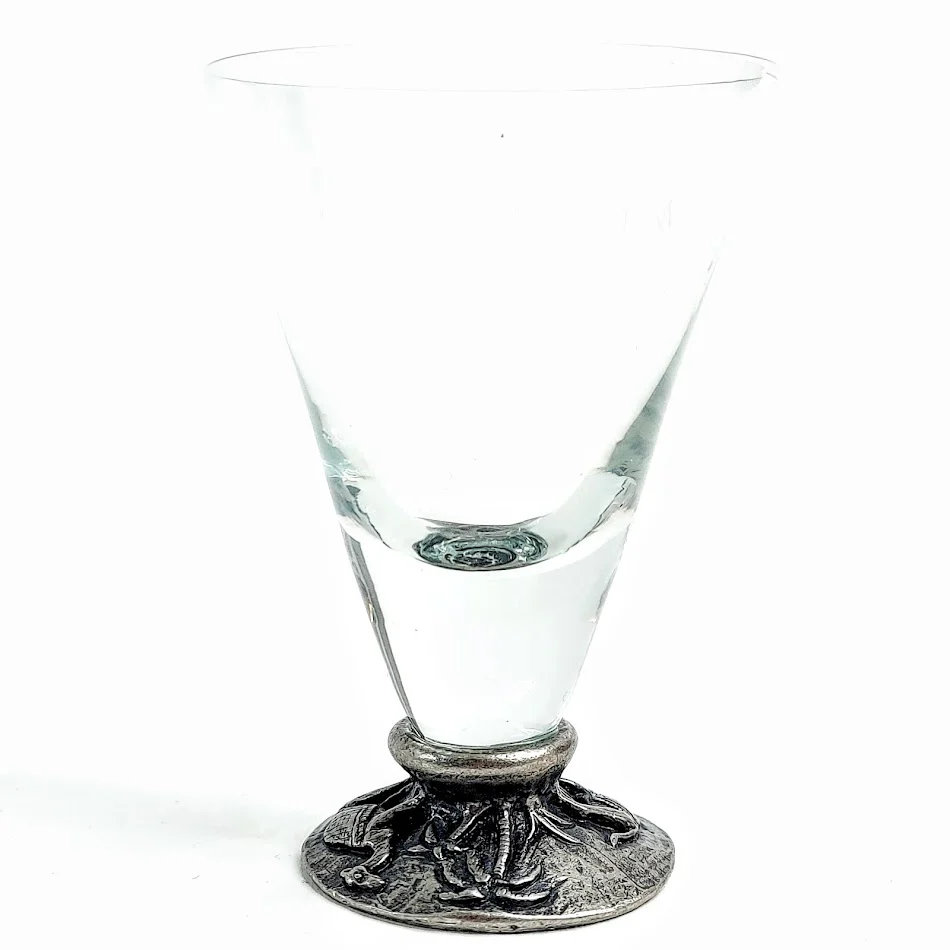 Anglo Platinum metallijalkainen snapsilasi 4 kpl - Image 3