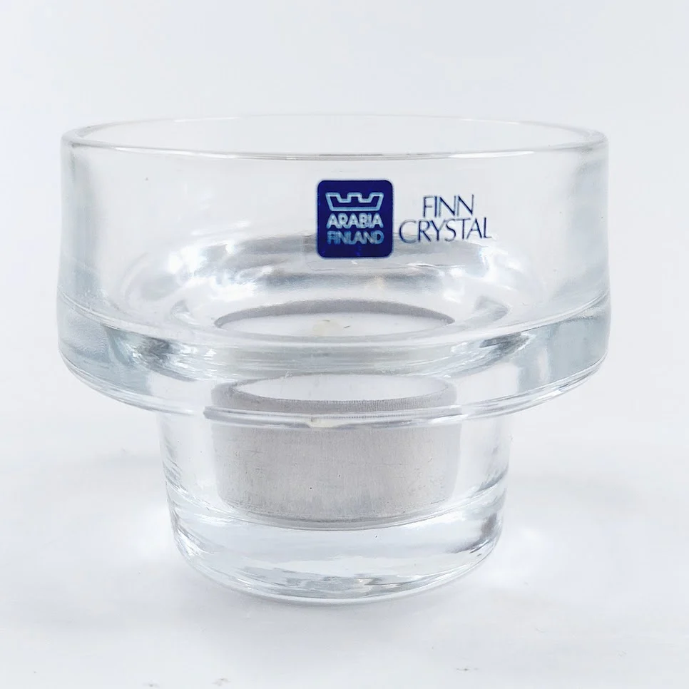 Arabia / Nuutajärvi Finn Crystal Hetta kynttilälyhty - Image 2