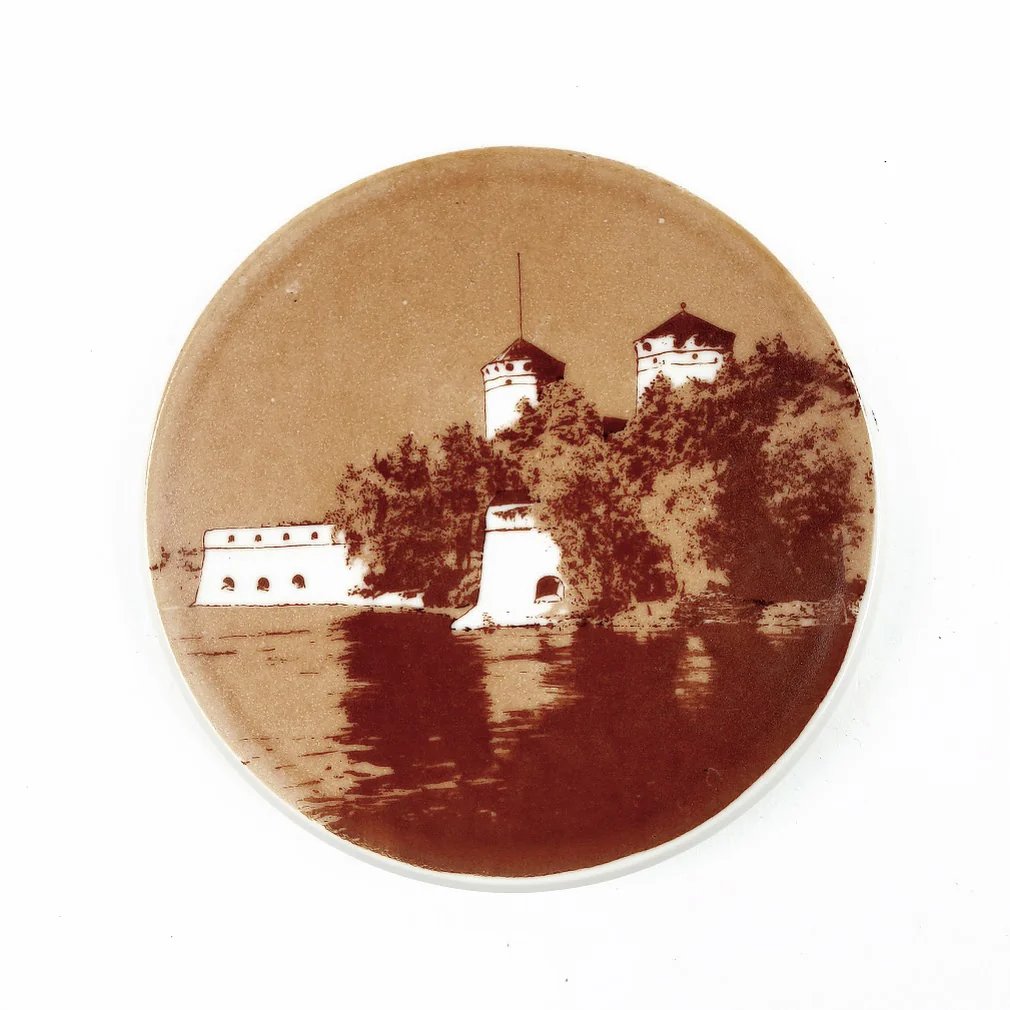 Arabia Kaupunki Savonlinna koristelautanen