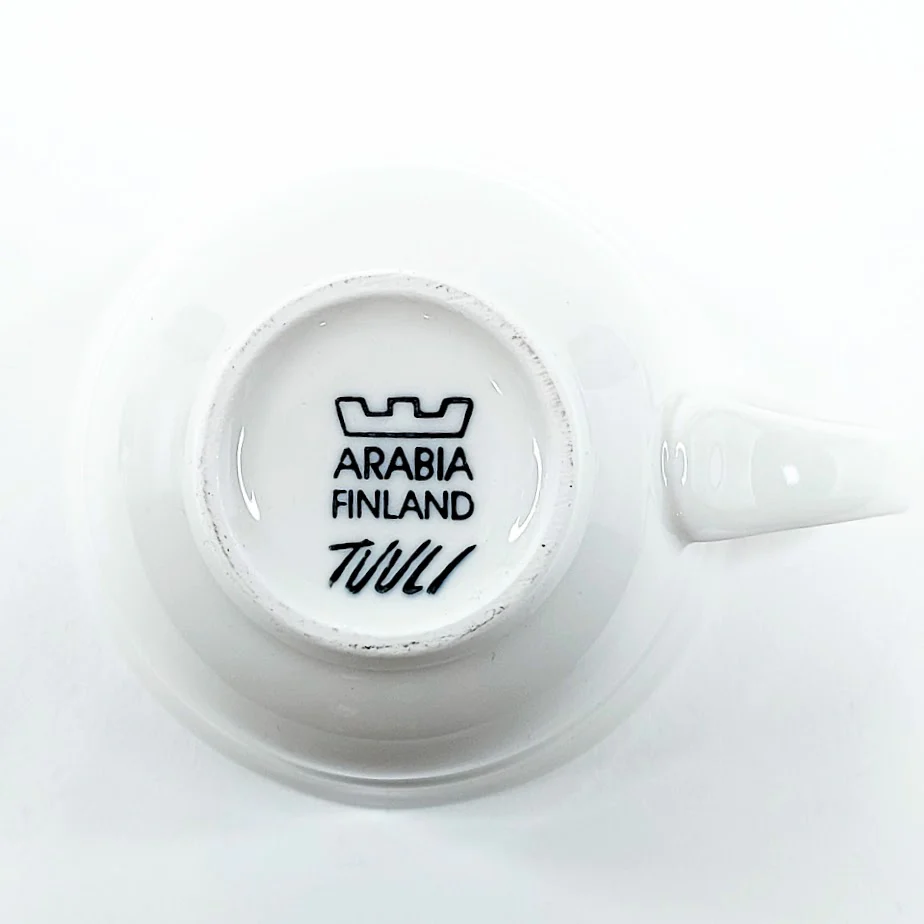 Arabia Tuuli kahvikuppi ja asetti 2 kpl - Image 4