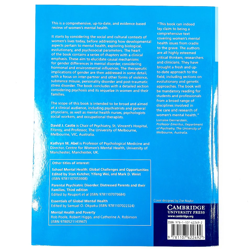 David J. Castle, Kathryn M. Abel: Coprehensive Women's Mental Health - Image 2