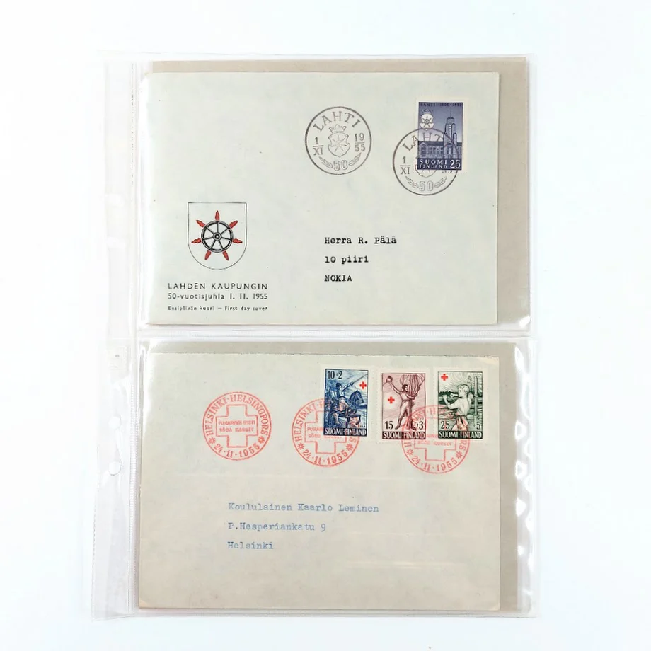 Ensipäiväkuoret 1955-1956 7kpl