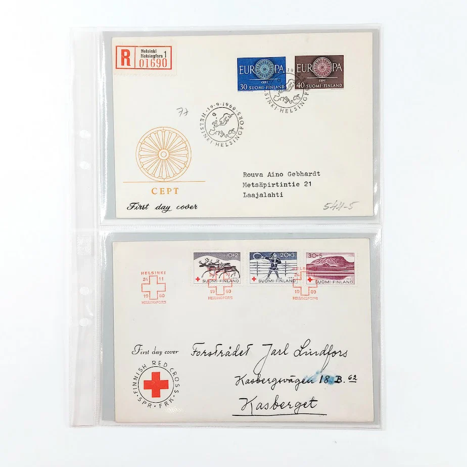 Ensipäiväkuoret 1960 - 1961 4kpl