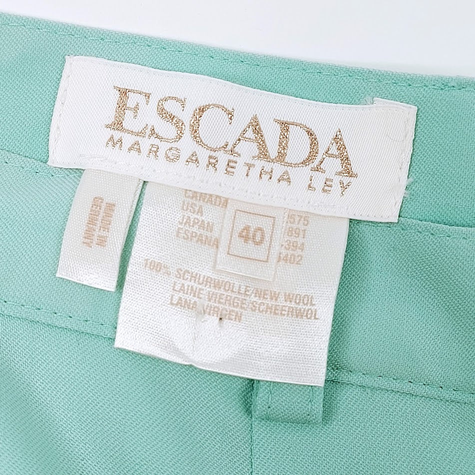 Escada by Margaretha Ley vintage villakangashousut koko 40 - Image 4