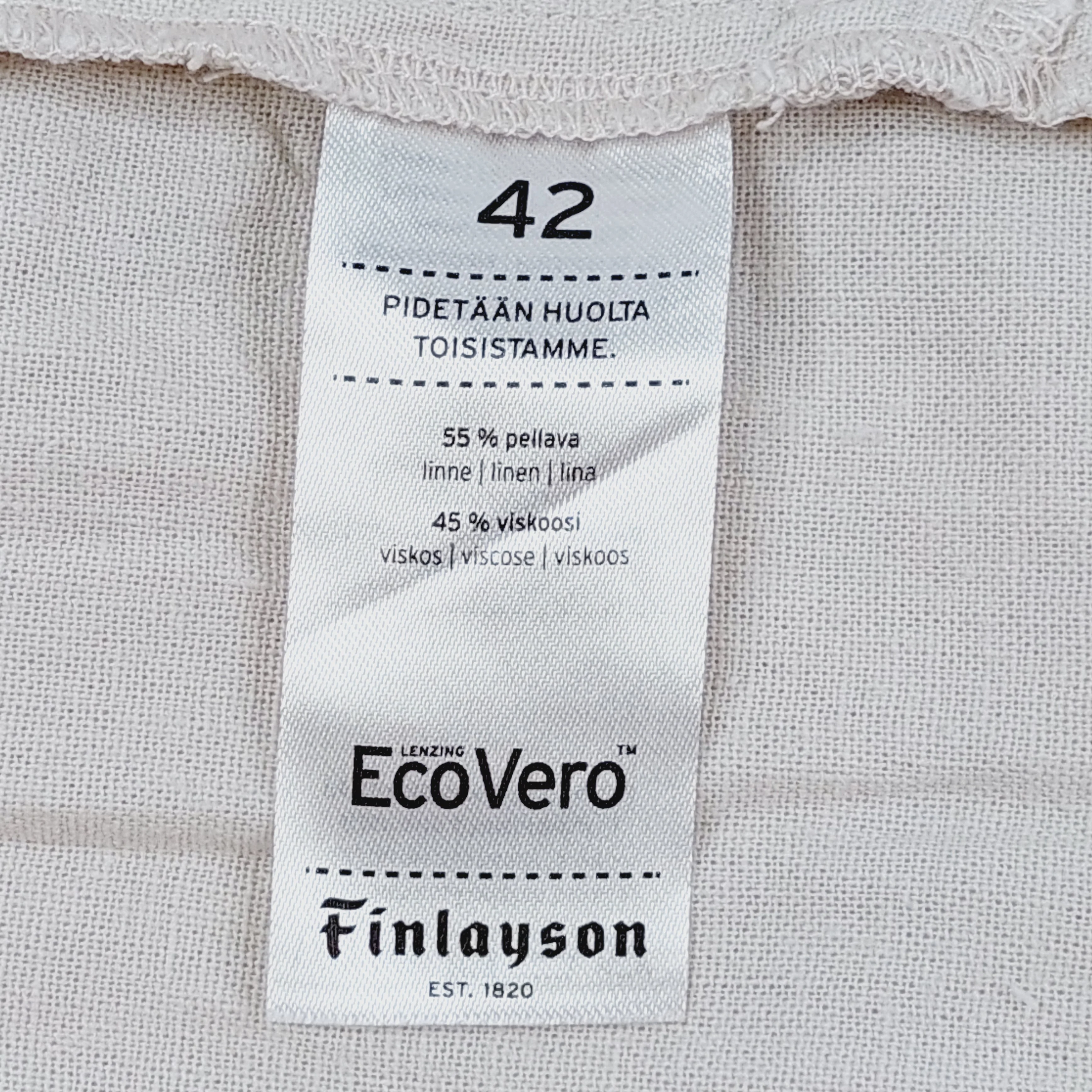 Finlayson pellavasekoitehousut koko 42 - Image 4