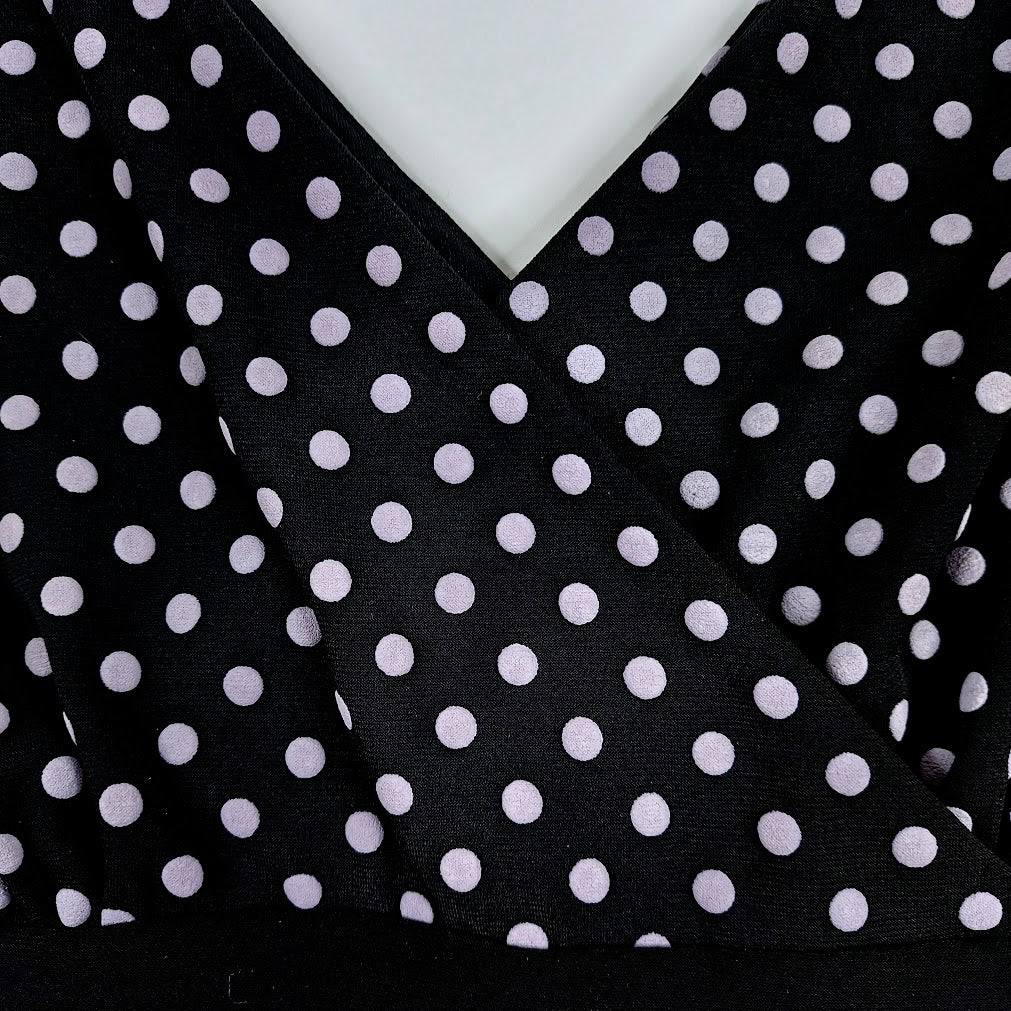 Frank Lyman Polka Dot hihaton mekko koko 36 - Image 3