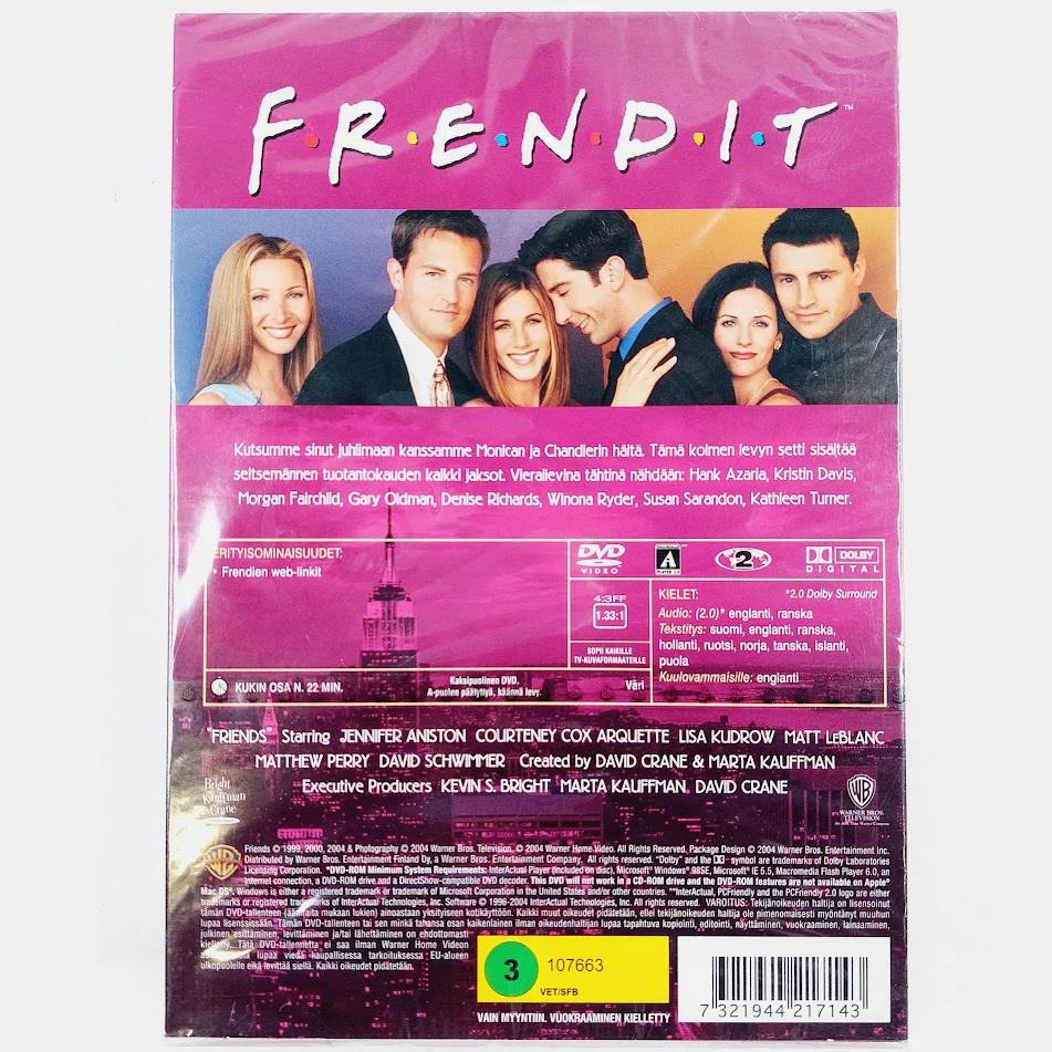 Frendit Seitsemäs tuotantokausi 3DVD - Image 2