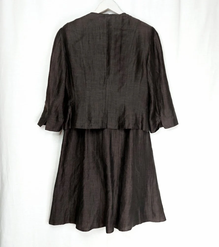 Gerry Weber pellavasekoitejakkupuku koko 38 - Image 2