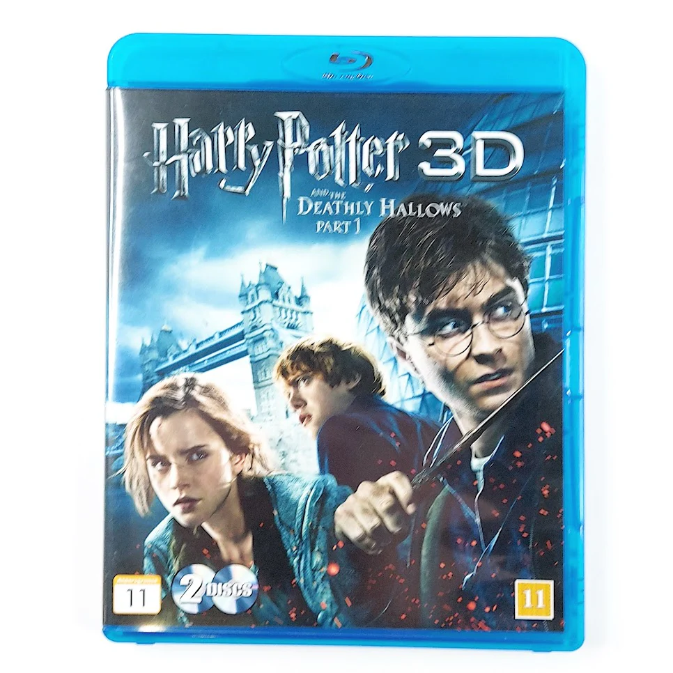 Harry Potter and the Deathly Hallows Part 1 3D Blu-ray 2 levyä