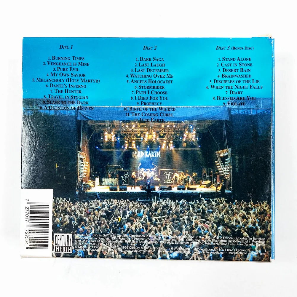 Iced Earth: Alive In Athens 3CD - Image 2