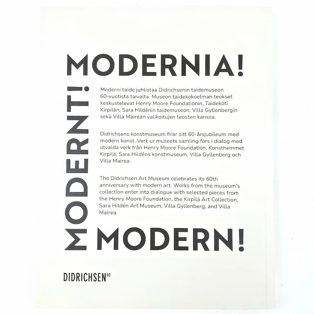 Iiris Markkola, Otto Selén: Modern! : Modernia! = Modernt! - Image 2