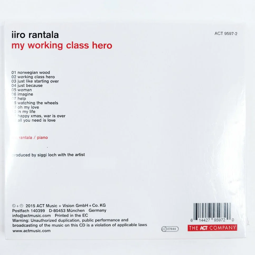 Iiro Rantala: My Working Class Hero CD - Image 2