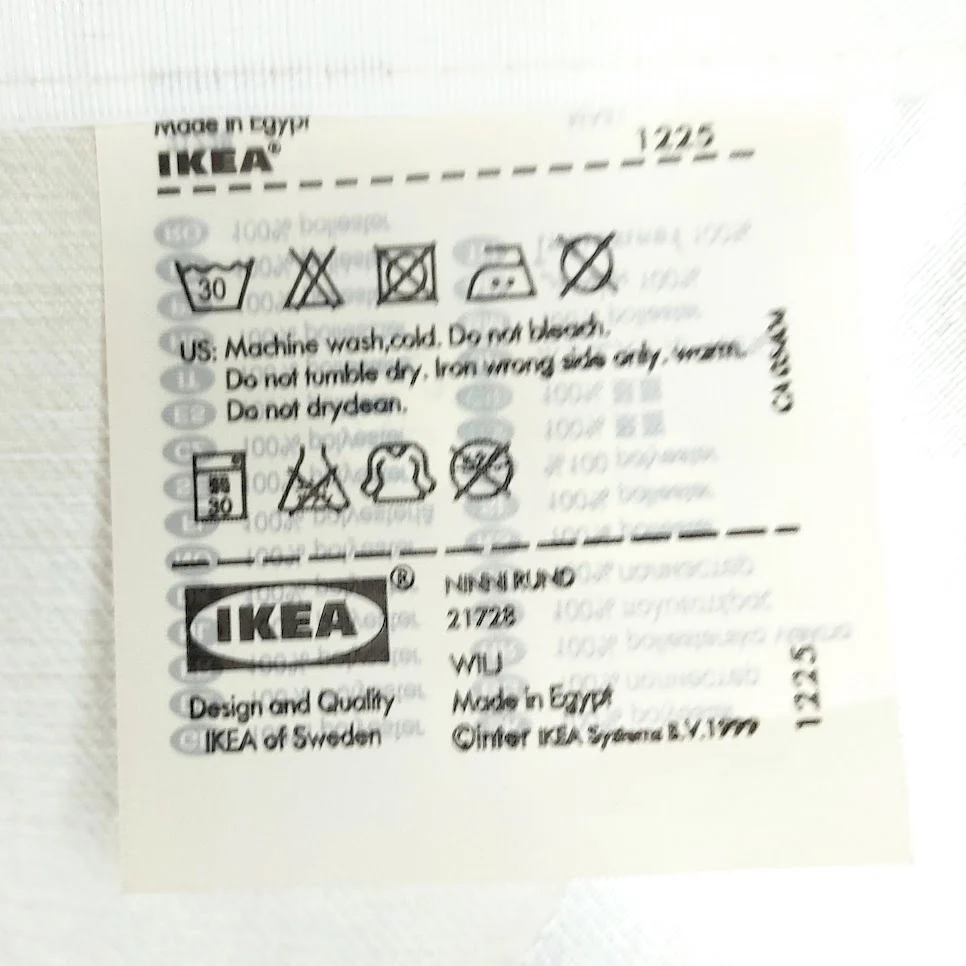 IKEA Ninni Rund verho koko 145x231 cm 2 kpl - Image 3