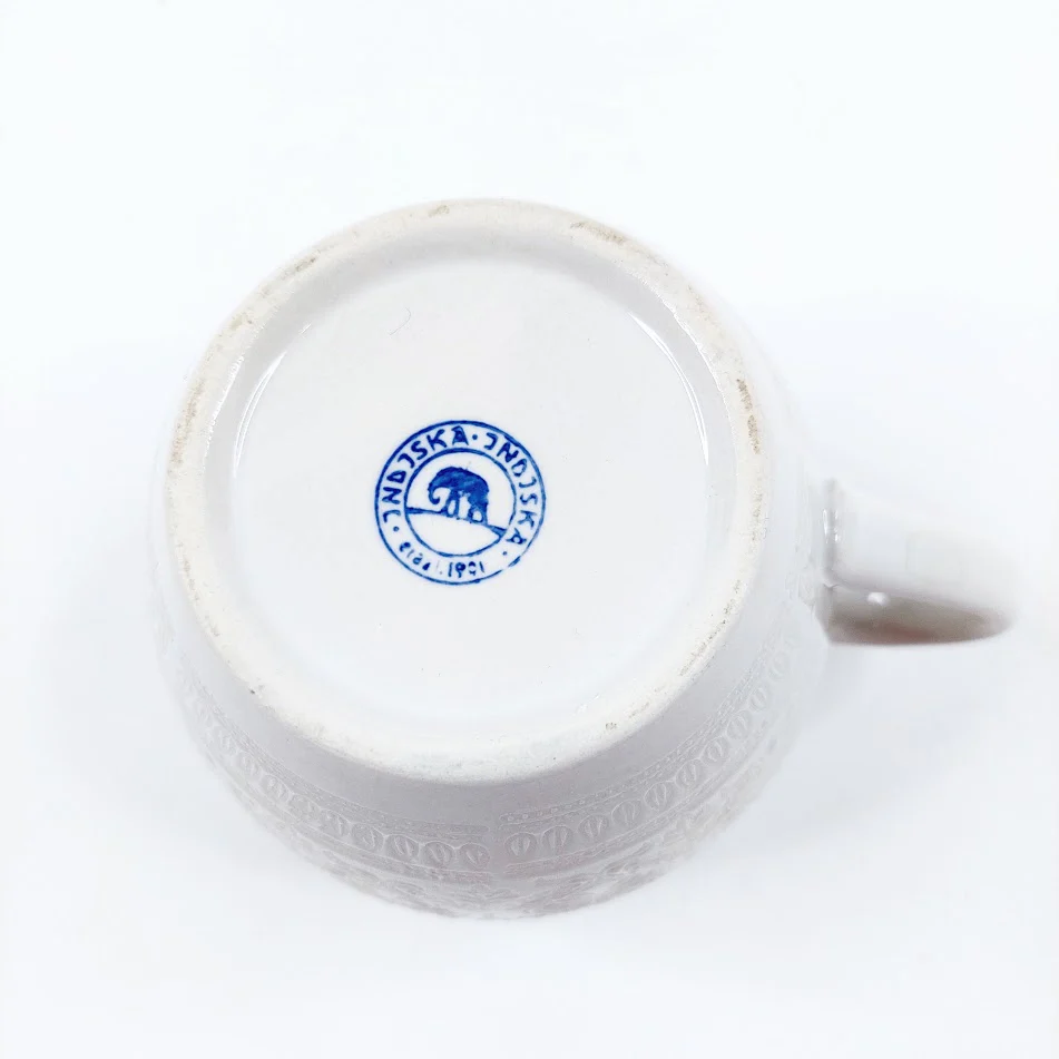 Indiska valkoinen XL-muki - Image 5
