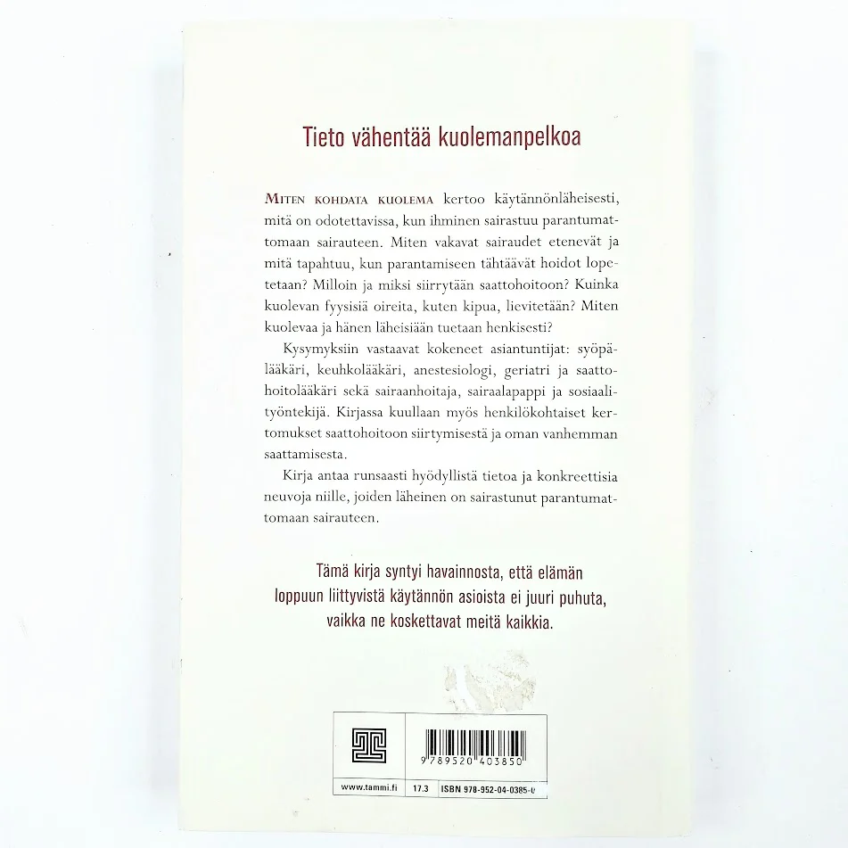 Jaana Ahlblad: Miten kohdata kuolema - Image 2