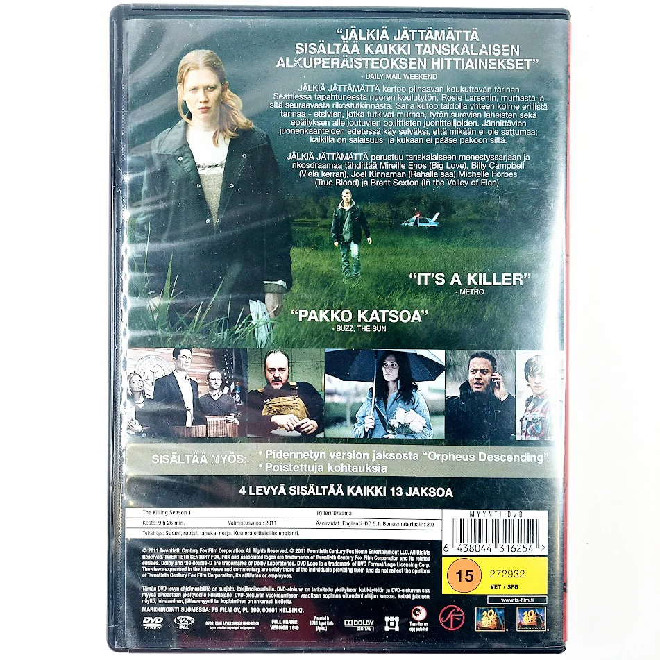 Jälkiä jättämättä Kausi 1. 4DVD - Image 2