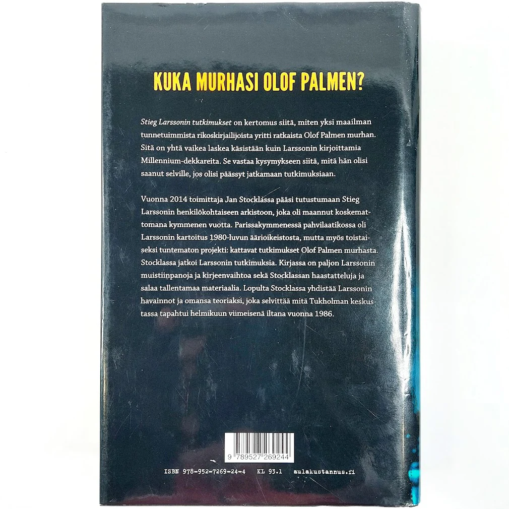 Jan Stocklassa: Stieg Larssonin tutkimukset - Kuka murhasi Olof Palmen? - Image 2