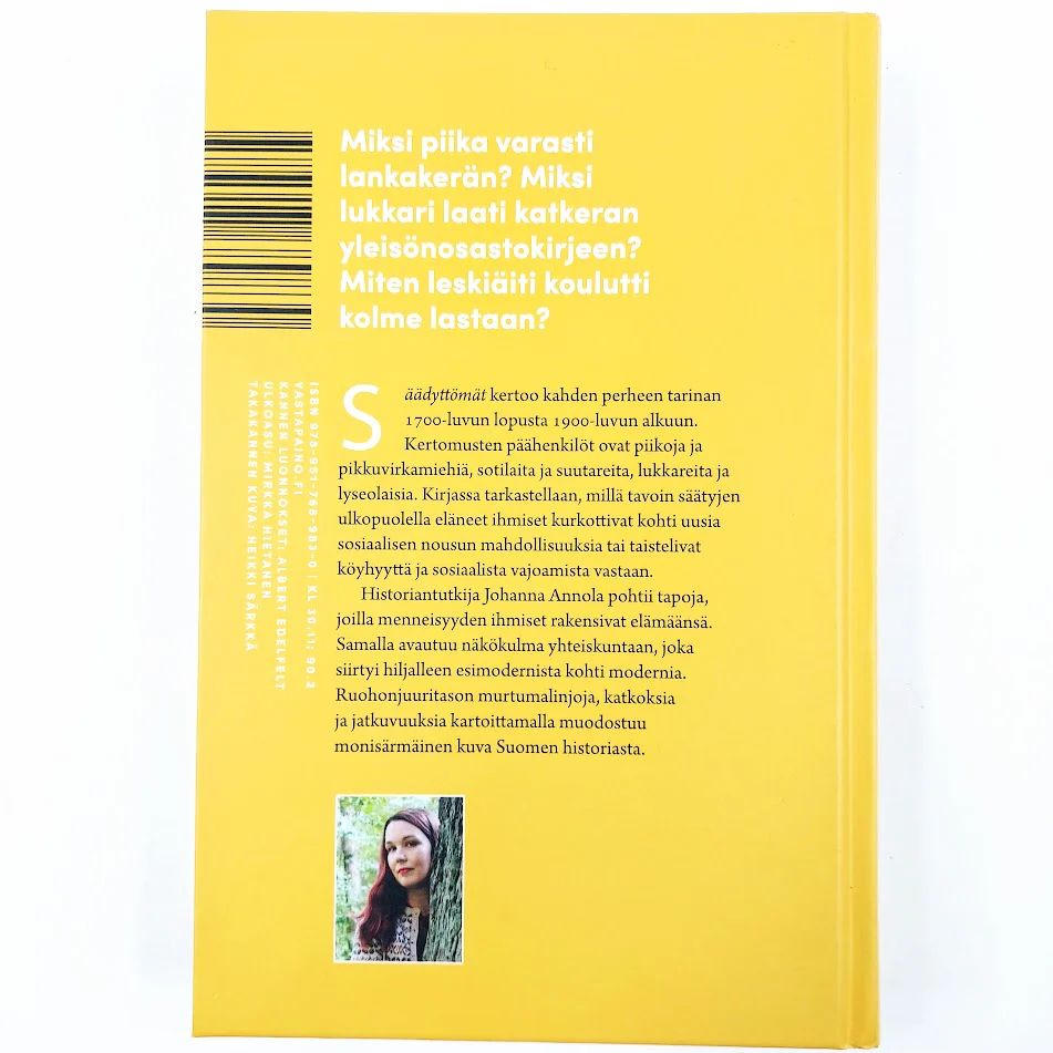 Johanna Annola: Säädyttömät - Perheet ja murros pitkälle 1800-luvulla - Image 2