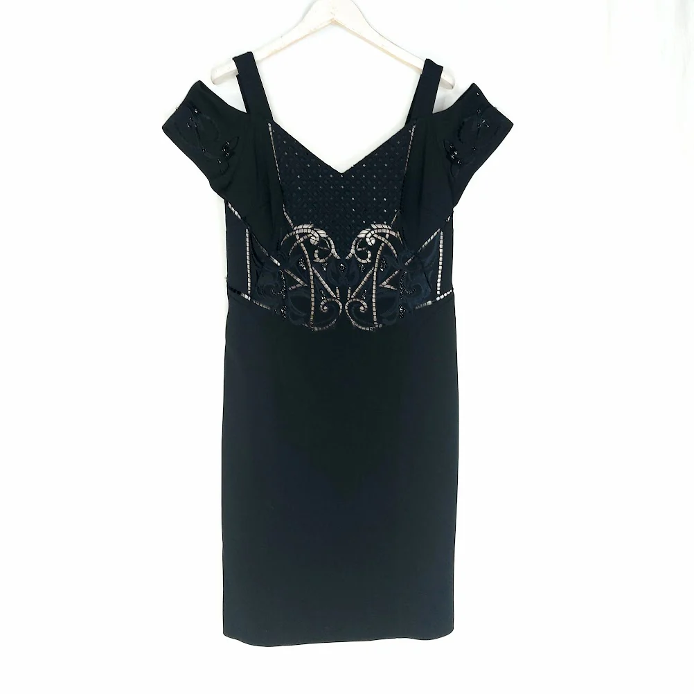 Karen Millen Embellished Bardot cocktailmekko koko 44