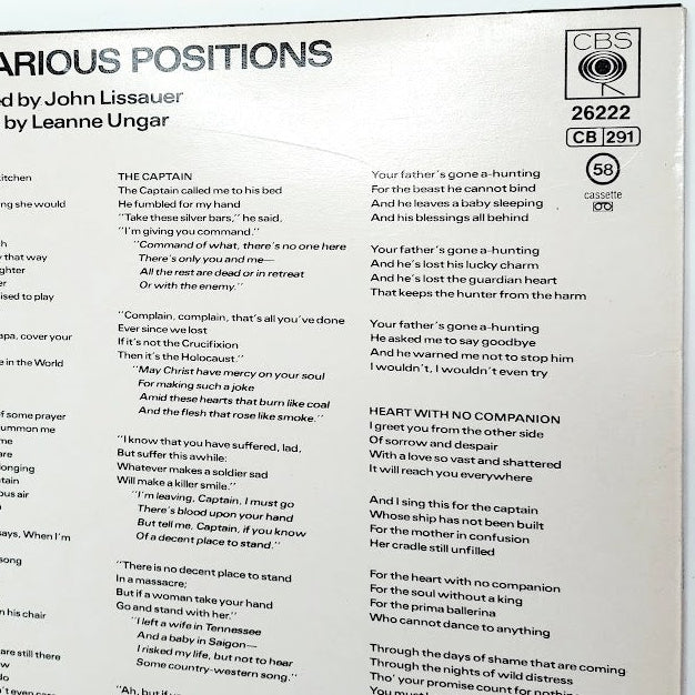 Leonard Cohen Various Positions-vinyyli - Image 3