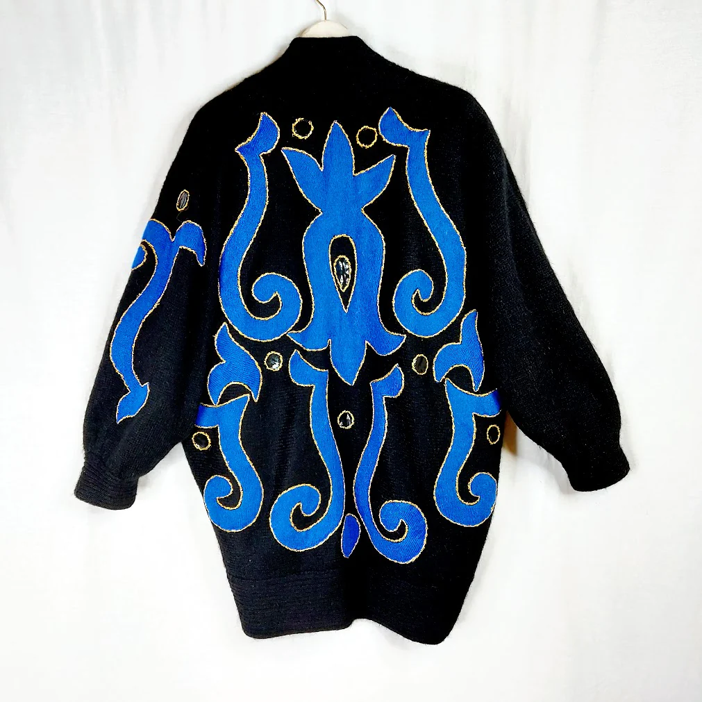 Lido Collection vintage mohairneuletakki koko S - Image 2