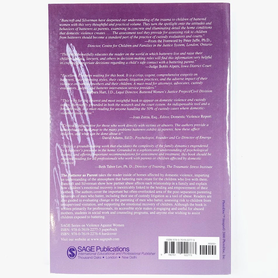 Lundy Bancroft, Jay G. Silverman: The Batterer as Parent - Addressing the Impact of Domestic Violence on Family Dynamics - Image 2