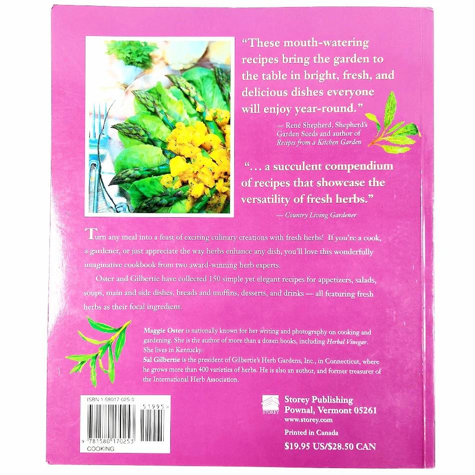 Maggie Oster, Sal Gilbertie: The Herbal Palate Cookbook - Image 2