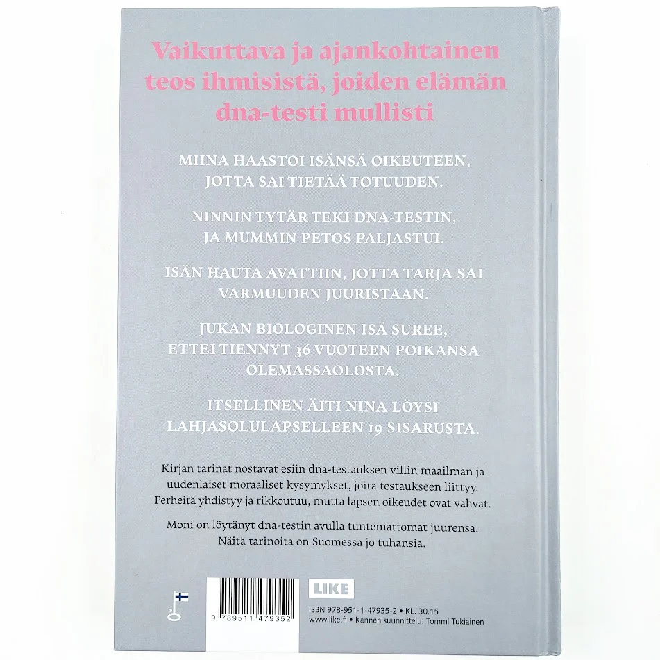 Mape Morottaja: Missä on puolet minusta? - Tuntematonta dna:ta etsimässä - Image 2
