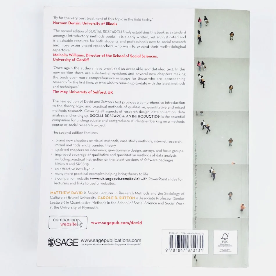 Matthew David, Carole D Sutton: Social Research - An Introduction - Image 2