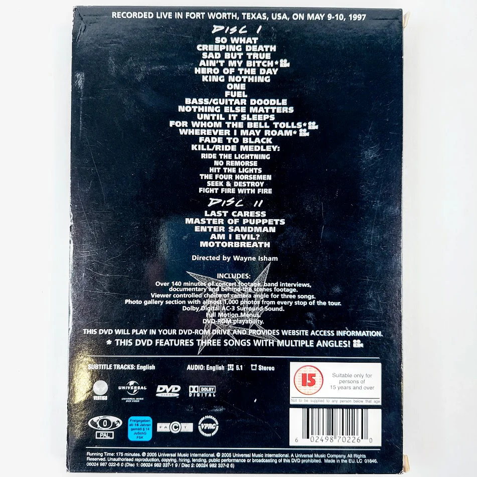 Metallica Cunning stunts 2DVD - Image 2