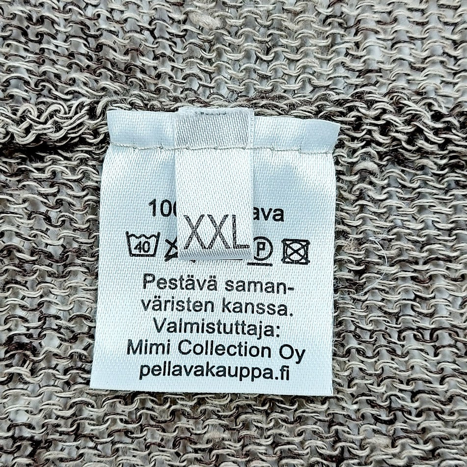 Mimi Collection pellavaneulepusero koko XXL - Image 4
