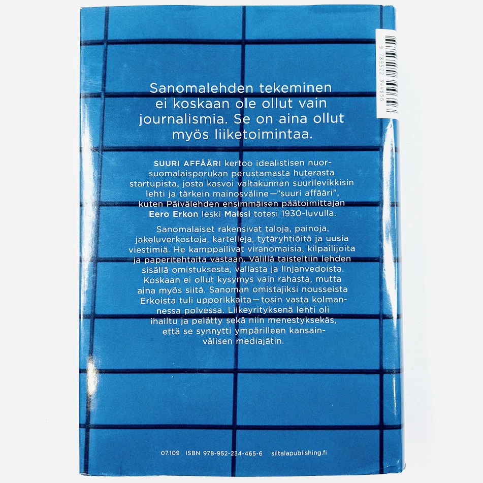 Niklas Jensen-Eriksen, Elina Kuorelahti: Suuri Affaari - Helsingin sanomien yrityshistoria 1889-2016 - Image 2