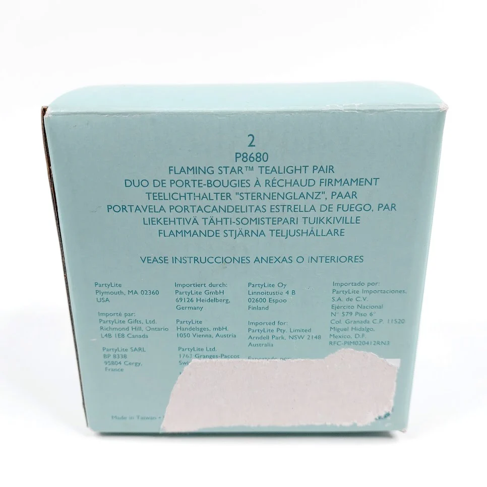 PartyLite Liekehtivä tähti tuikkulyhty 2 kpl - Image 5