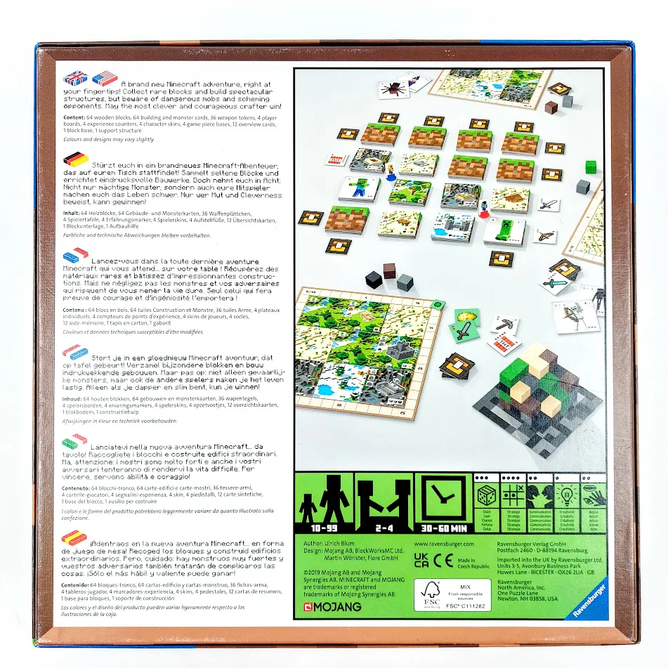 Ravensburger Minecraft Builders & Biomes lautapeli - Image 3