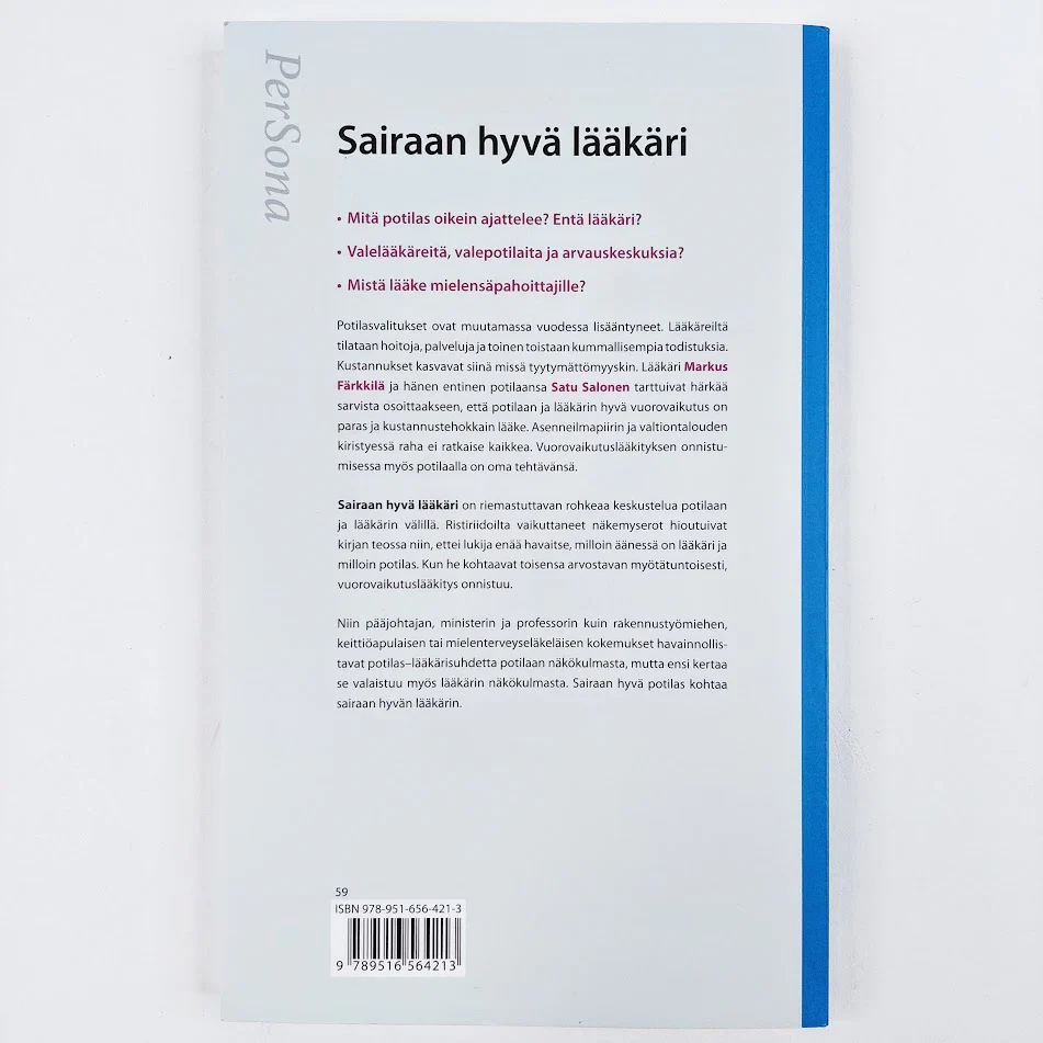 Satu Salonen, Markus Färkkilä: Sairaan hyvä lääkäri - Image 2