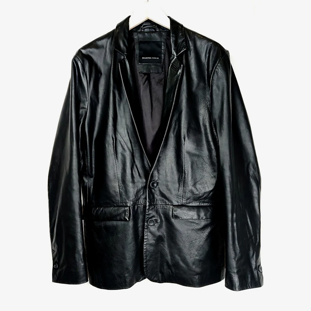 Selected Homme Sean nahkableiseri koko L