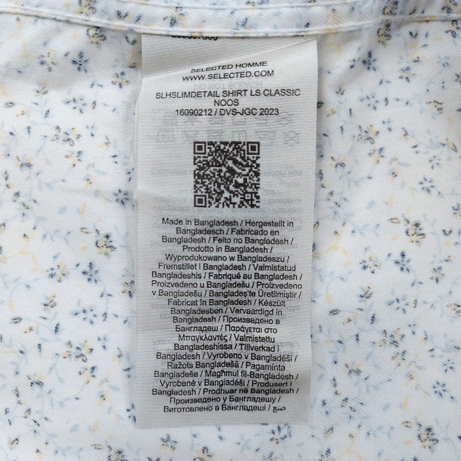 Selected Homme Slimdetail LS Classic Noos kauluspaita koko S - Image 4