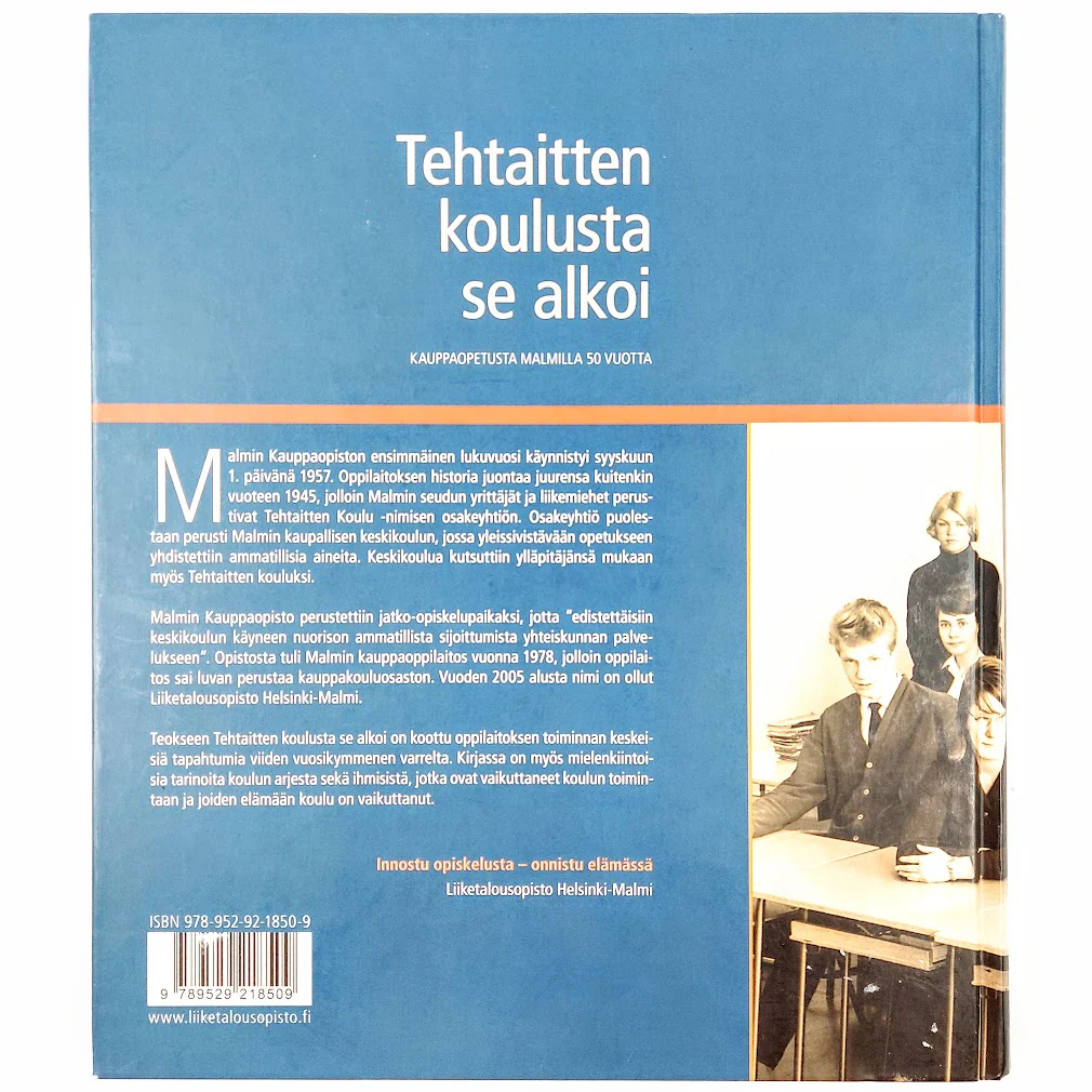 Sirkka Kortesjärvi-Nurmi: Tehtaitten koulusta se alkoi - Kauppaopetusta Malmilla 50 vuotta - Image 2