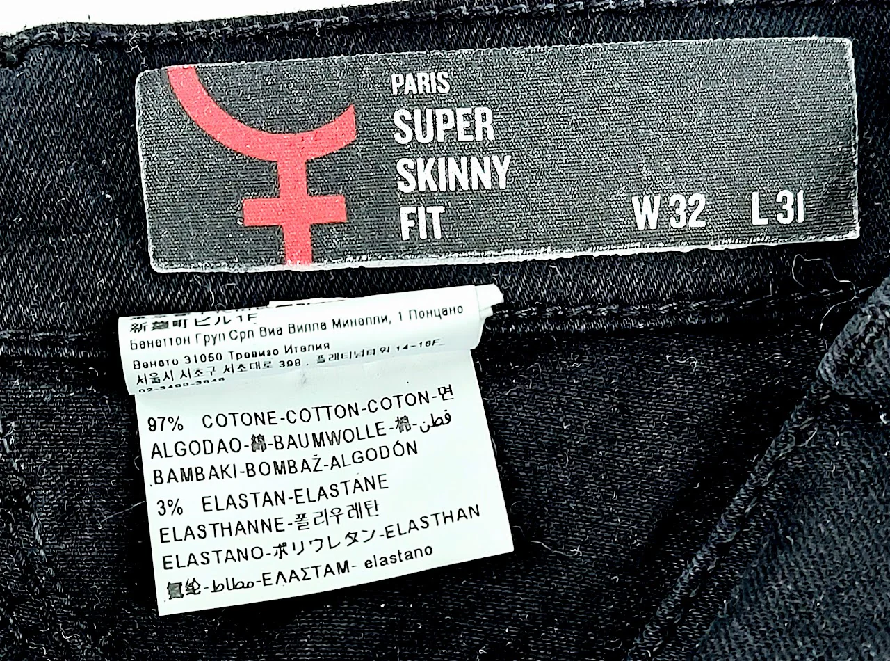 Sisley Super Skinny Fit stretchfarkut koko 32/31" - Image 4