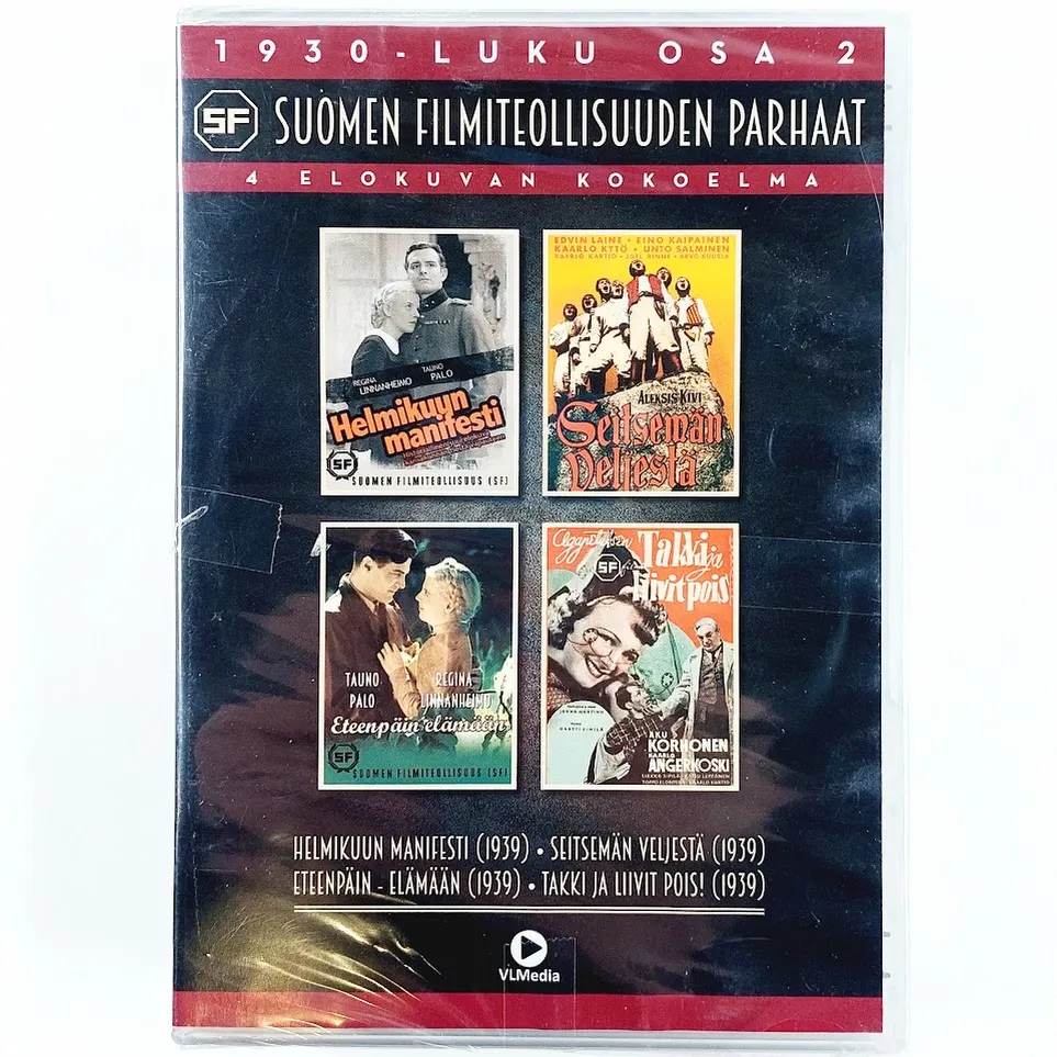 Suomen Filmiteollisuuden parhaat 3 DVD kokoelmaa