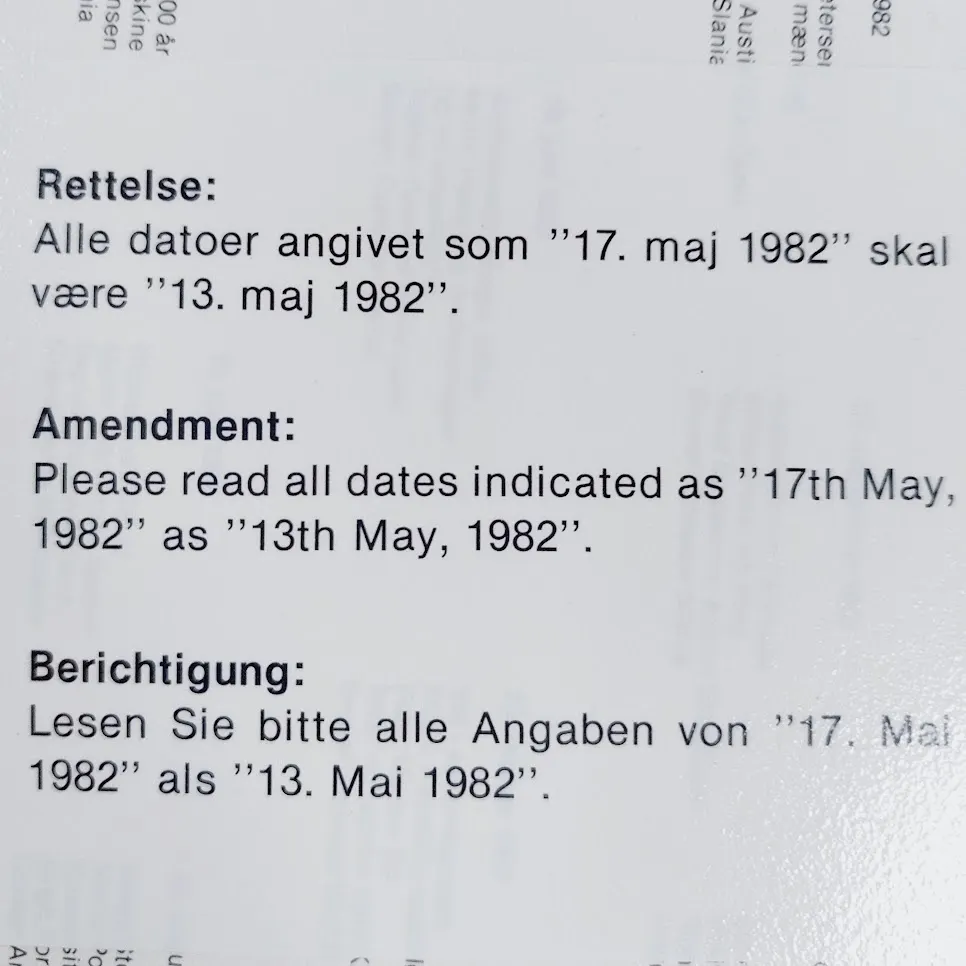 Tanskan postimerkit 1982 - Image 4