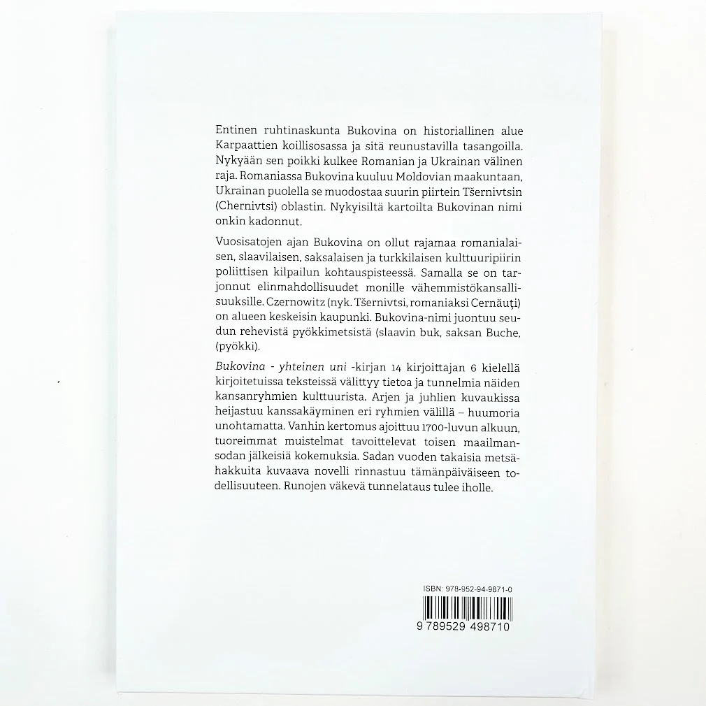Tapani Harviainen, Henni Ilomäki, Anton Mäkelä: Bukovina - yhteinen uni - Image 2