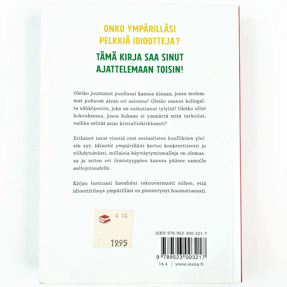 Thomas Erikson: Idiootit ympärilläni - Kuinka ymmärtää muita ja itseään - Image 2