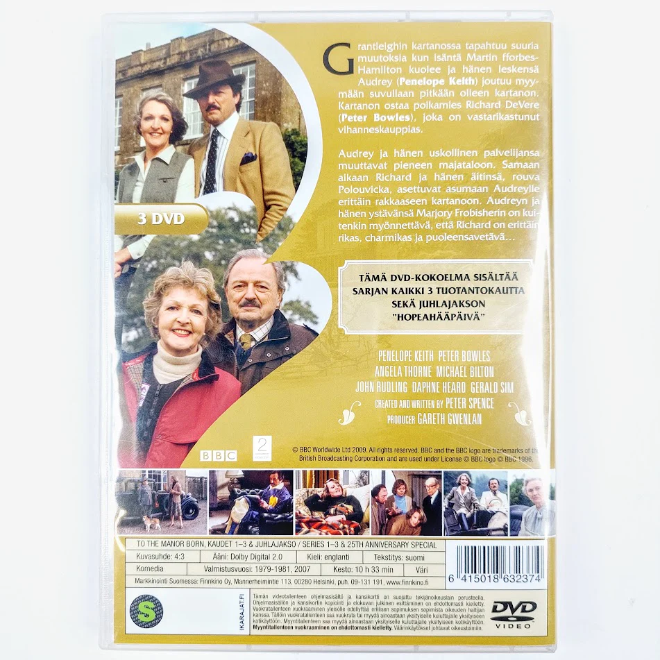 To the Manor Born Kaikki 3 tuotantokautta & juhlajakso 3DVD - Image 2