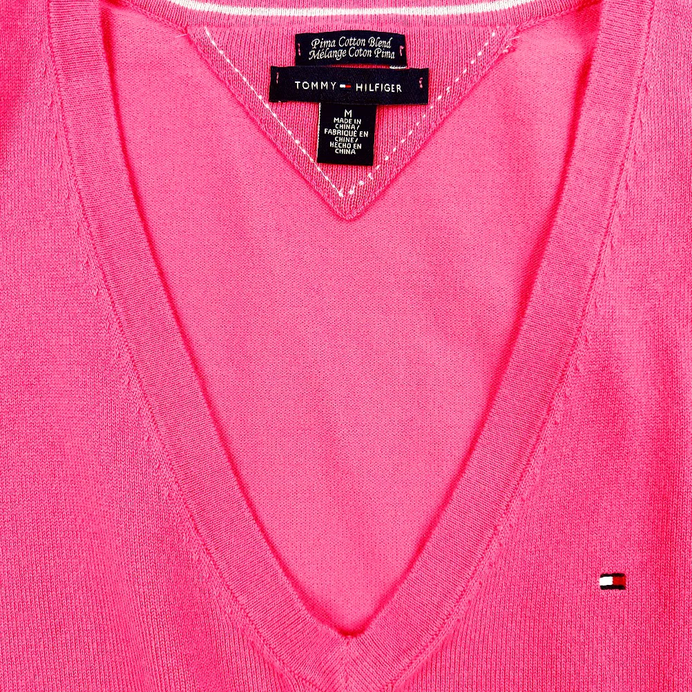 Tommy Hilfiger puuvillasekoiteneule koko M - Image 3