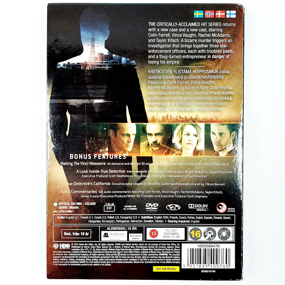 True Detective The complete second season 3 DVD - Image 2