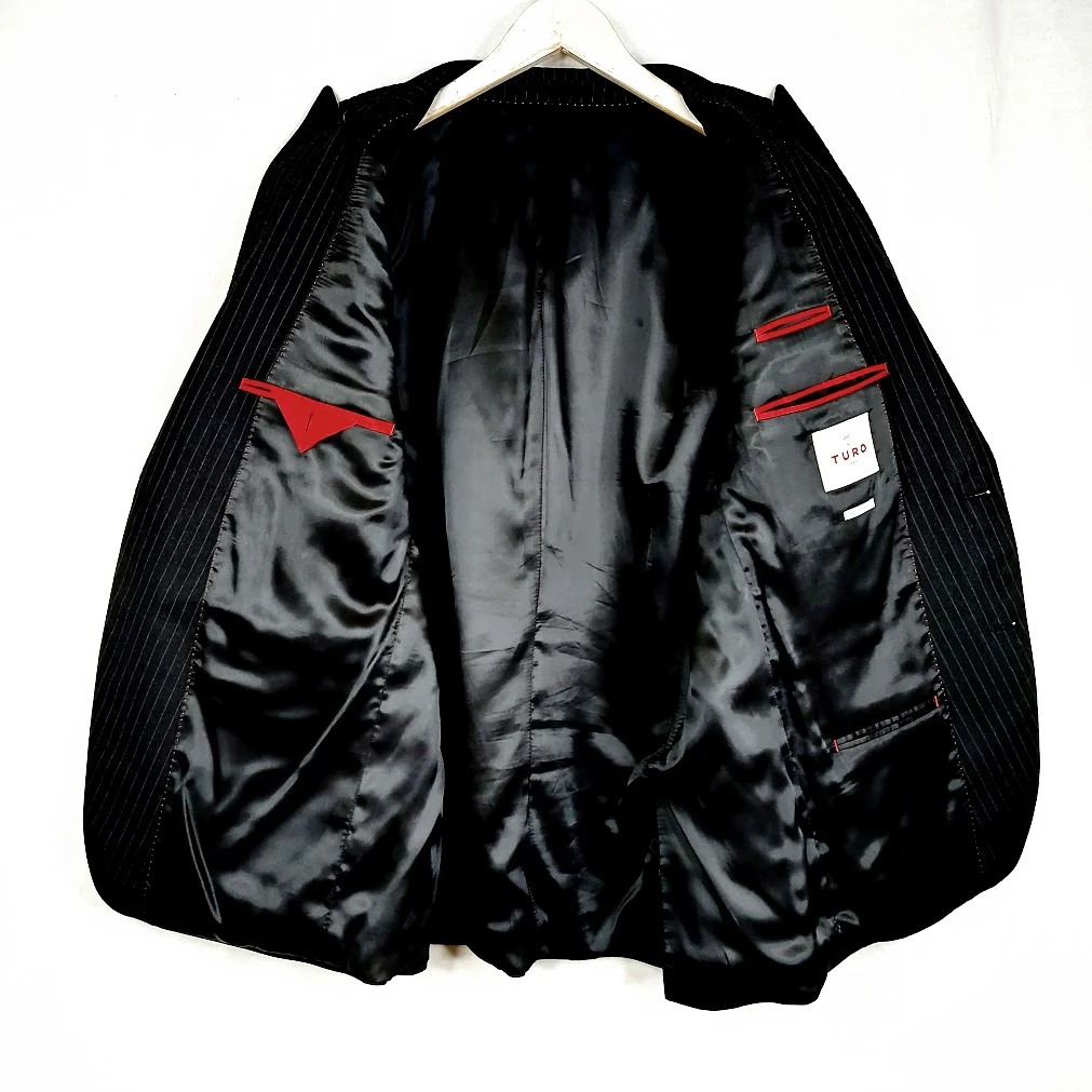 Turo Extra Slim Fit Dario puvuntakki koko 56 - Image 3